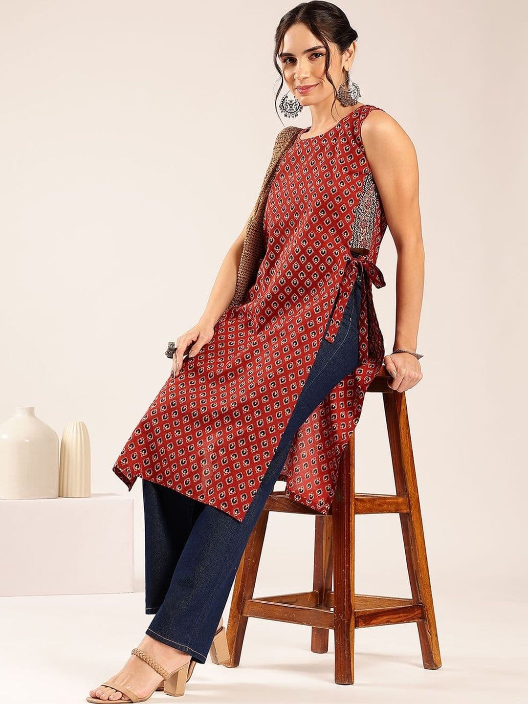 Vbuyz Women Ethnic Motifs Printed Kurta - view 1