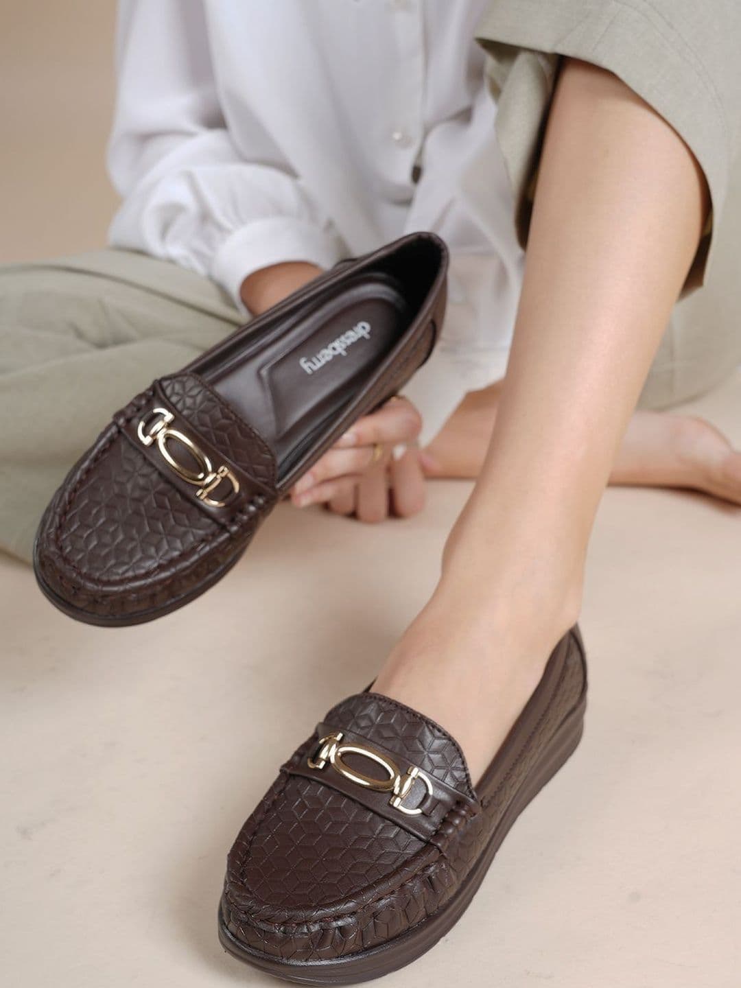 DressBerry Women Textured Loafers - view 1