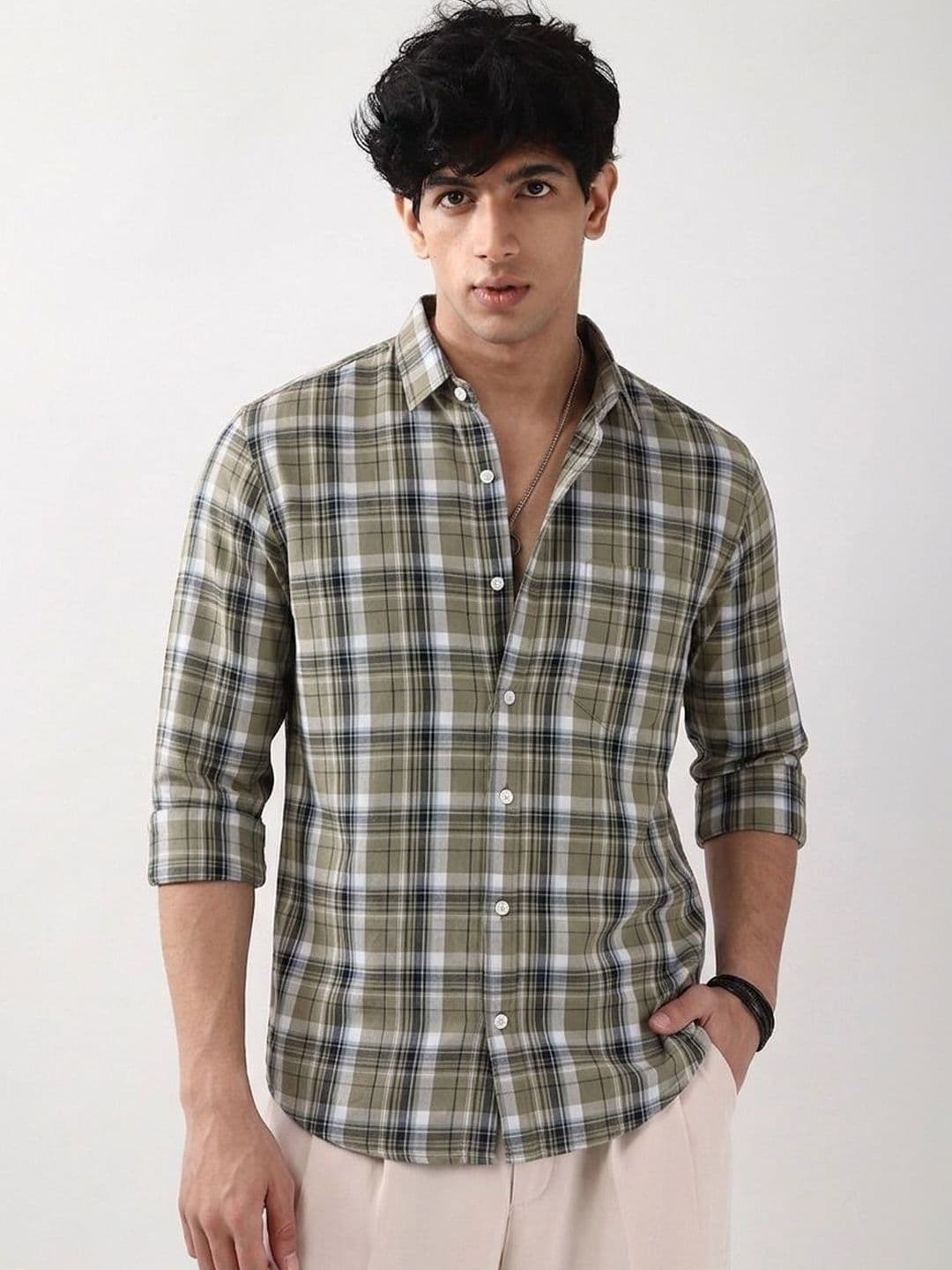 Roadster Men Classic Tartan Checks Checked Casual Shirt - view 1