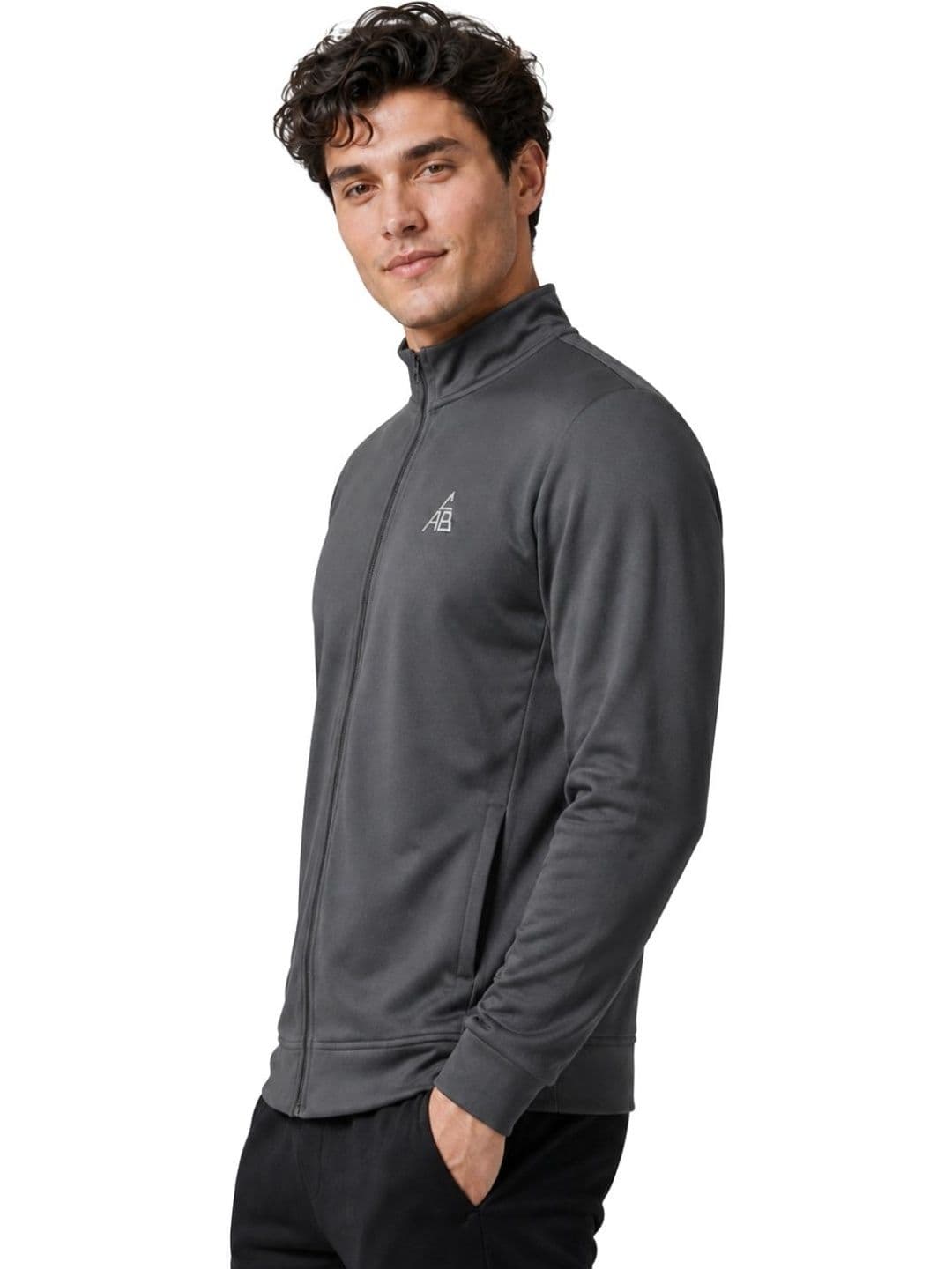 MIA FASHION Men Brand Logo Windcheater Outdoor Sporty Jacket - view 1