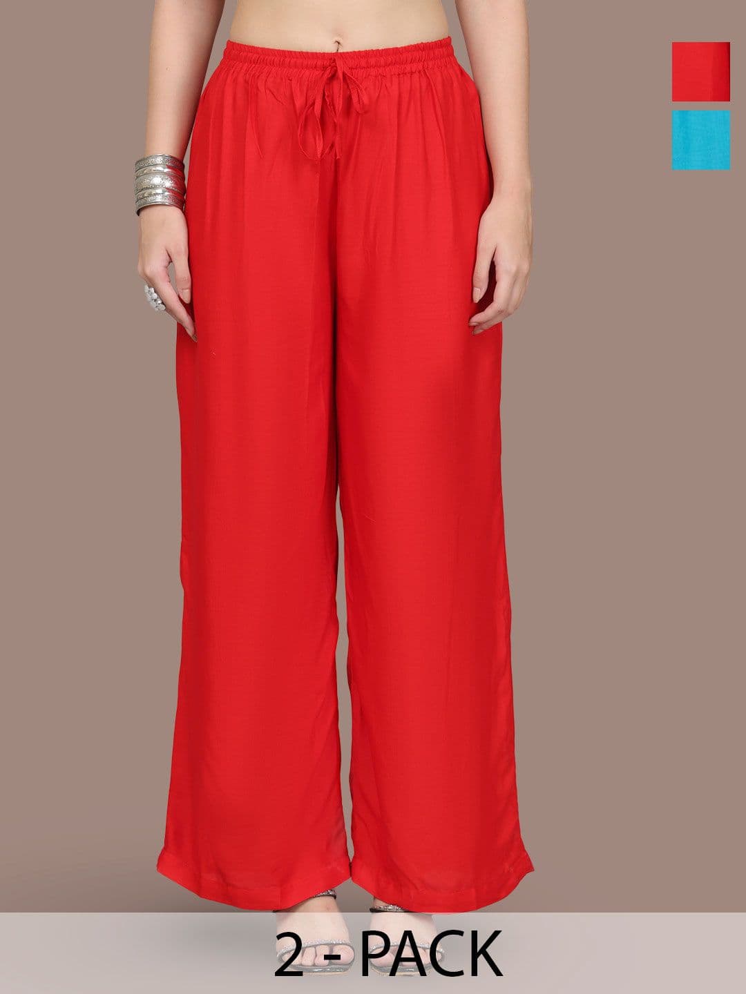 Jinfo Women 2 Ethnic Palazzos - view 1