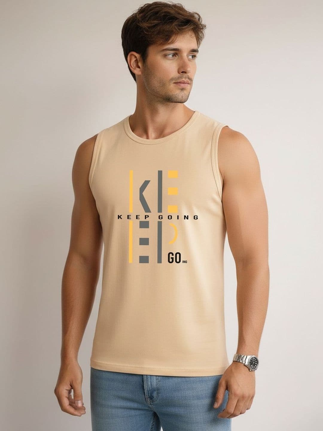 CRYPTIC Printed Assorted Cotton Tank - view 1