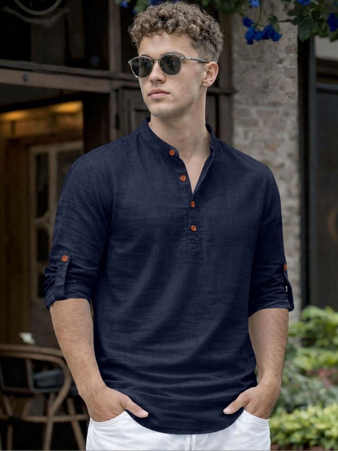 ZELINCO Men Cotton Kurta - view 1