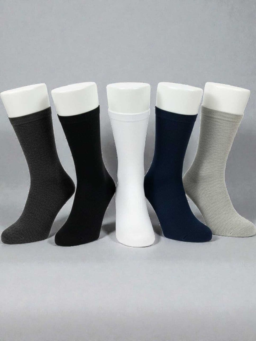 WILDEMARK Men Pack of 5 Cotton Assorted Calf Length Socks - view 1