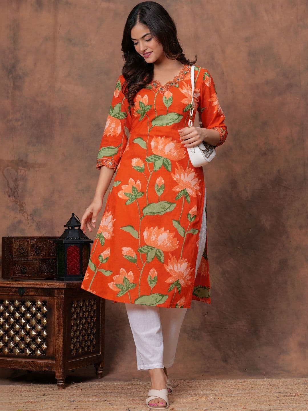 SR FAB Women Ethnic Motifs Printed Kurta - view 1