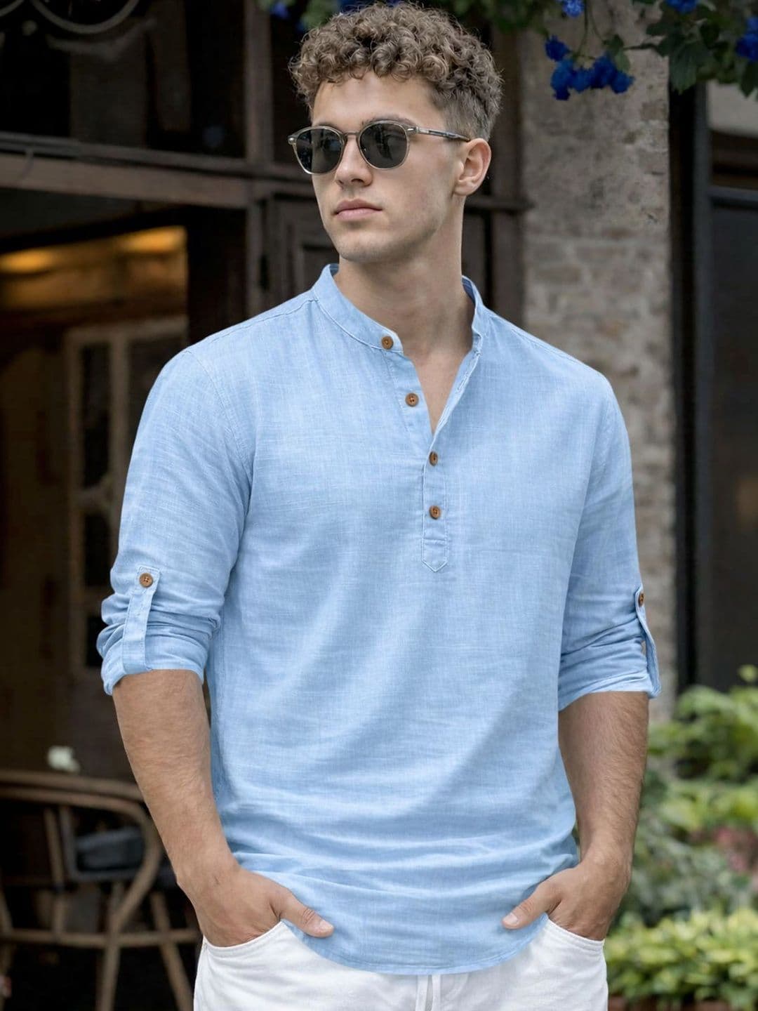 ZELINCO Men Cotton Kurta - view 1