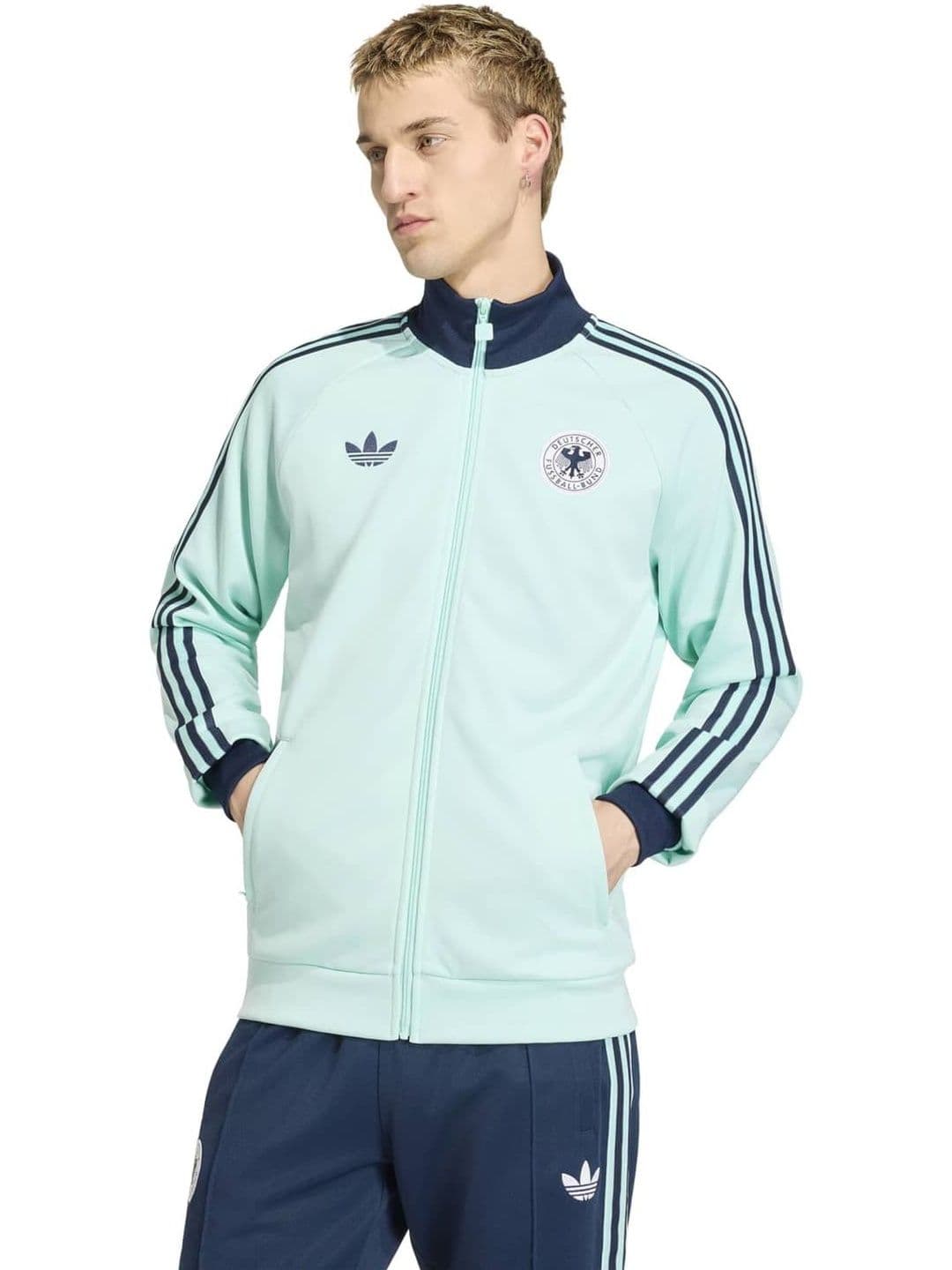 ADIDAS Mock Collar Padded Jacket - view 1