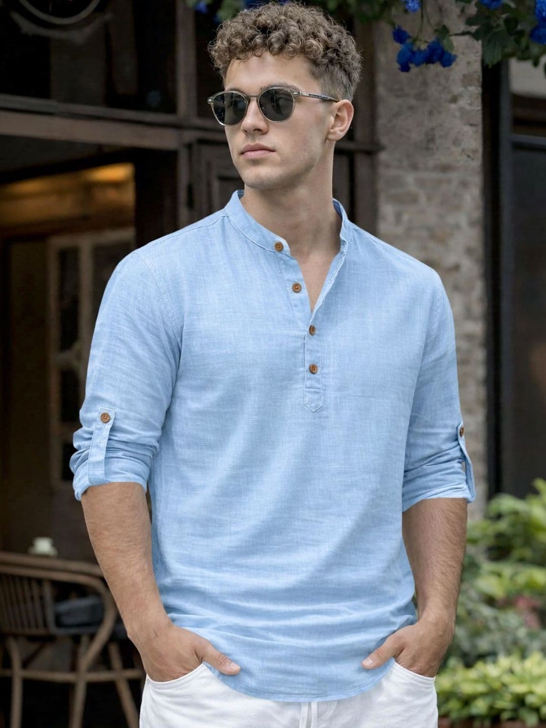 Zombom Men Cotton Kurta - view 1