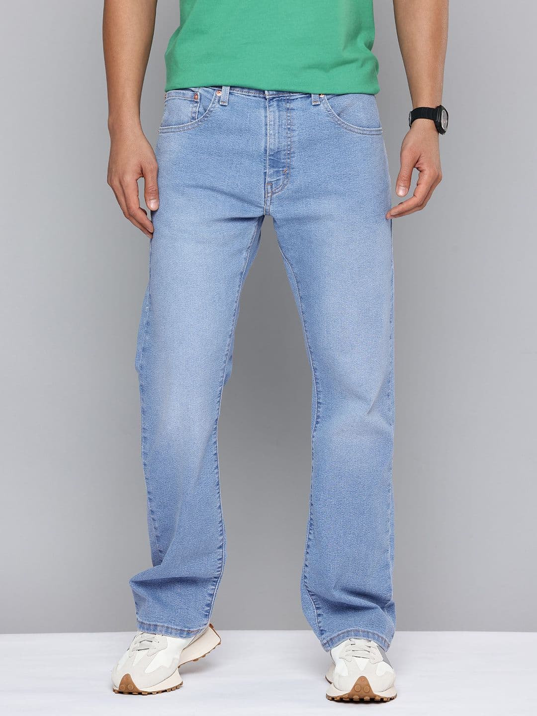 Levis Men 517 Bootcut Mid-Rise Light Fade Stretchable Jeans - view 1