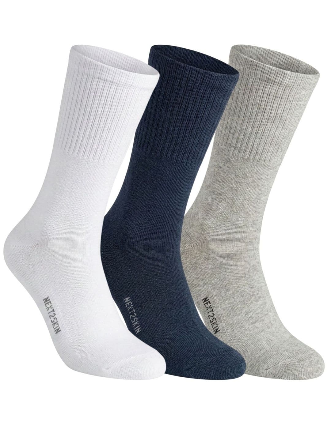 N2S NEXT2SKIN Men Pack of 3 Cotton Assorted Calf Length Socks - view 1