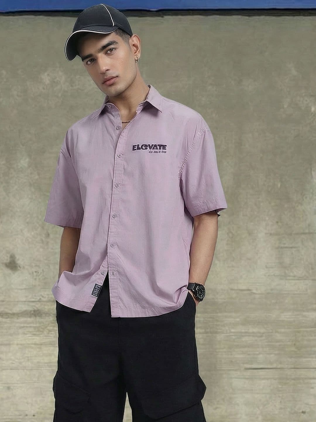 The Roadster Life Co. Relaxed Fit Drop-Shoulder Sleeves Pure Cotton Casual Shirt - view 1