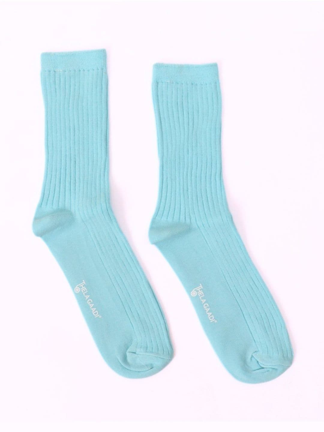 Thela Gaadi Unisex Cotton Blend Calf Length Socks - view 1