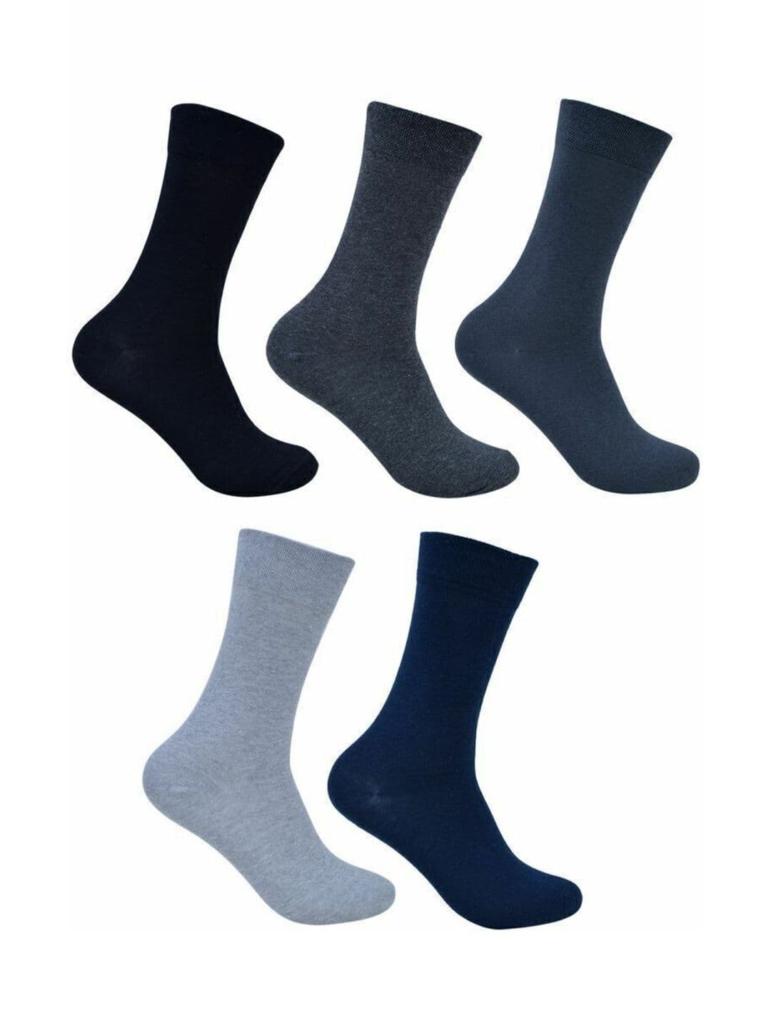 VAPINDIA Men Pack of 5 Cotton Calf Length Socks - view 1