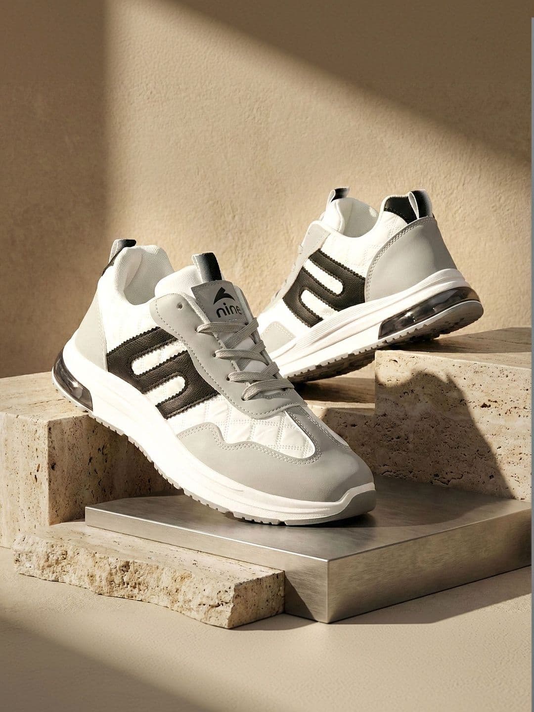 Nine Men Mesh Walking Non-Marking Shoes - view 1