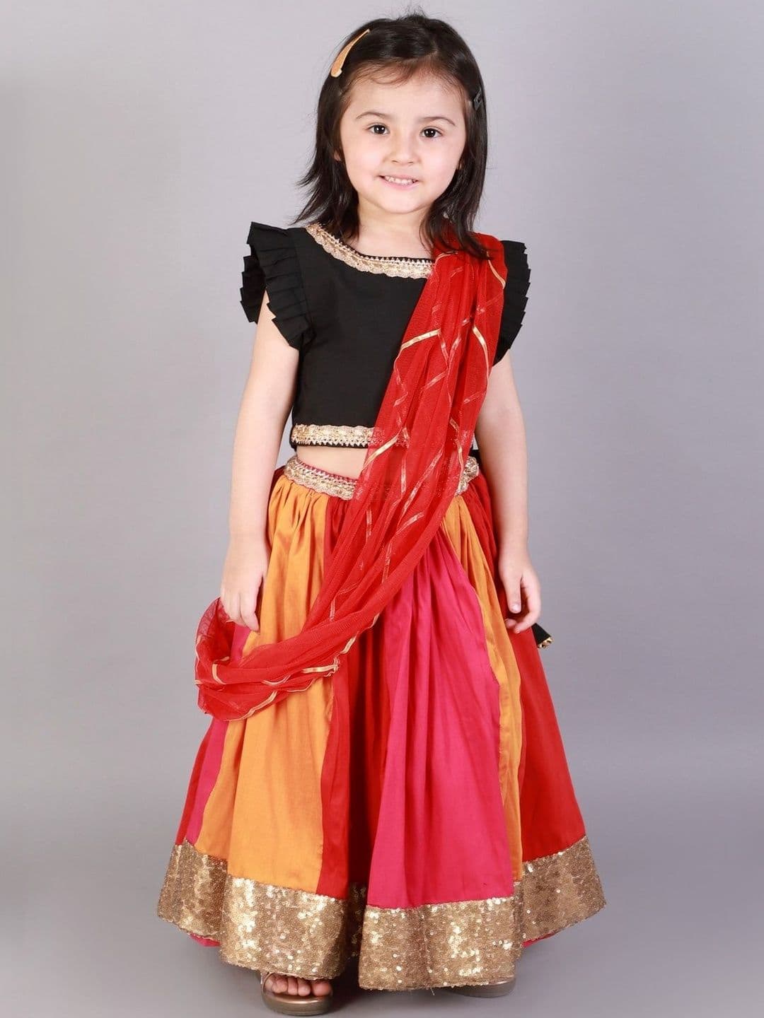 The Little Tales Girls Ready to Wear Lehenga & Blouse With Dupatta - view 1
