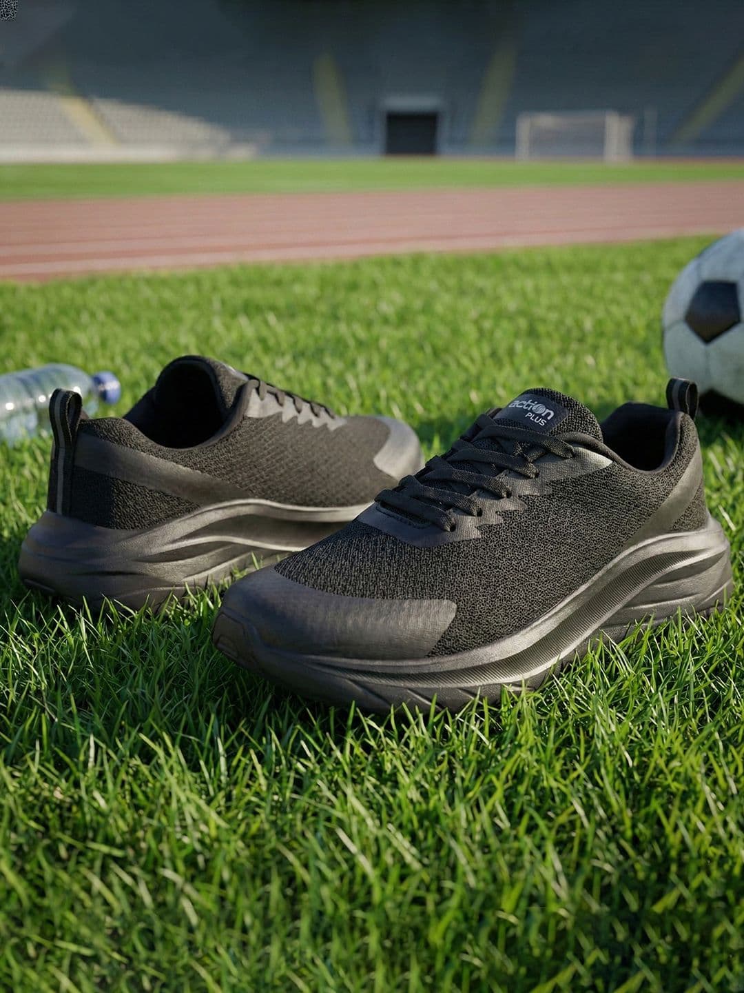 Action Plus Men Mesh Running Non-Marking Shoes - view 1