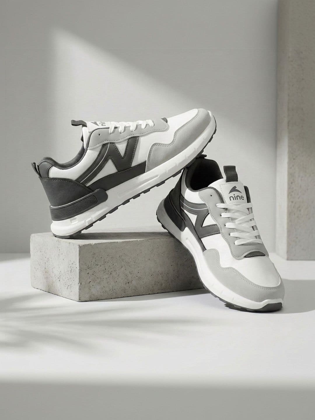 Nine Men Mesh Walking Non-Marking Shoes - view 1