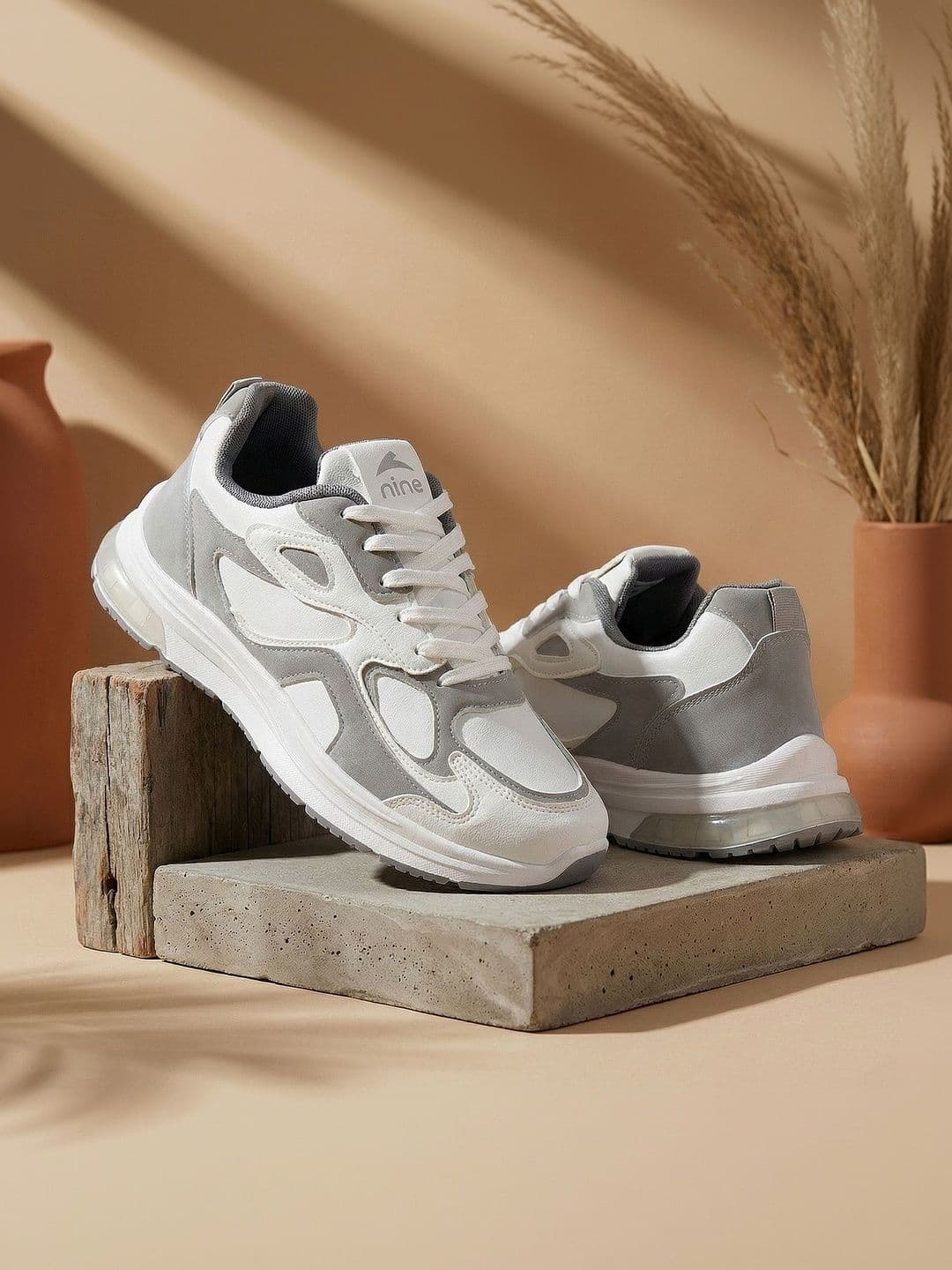 Nine Men Mesh Walking Non-Marking Shoes - view 1