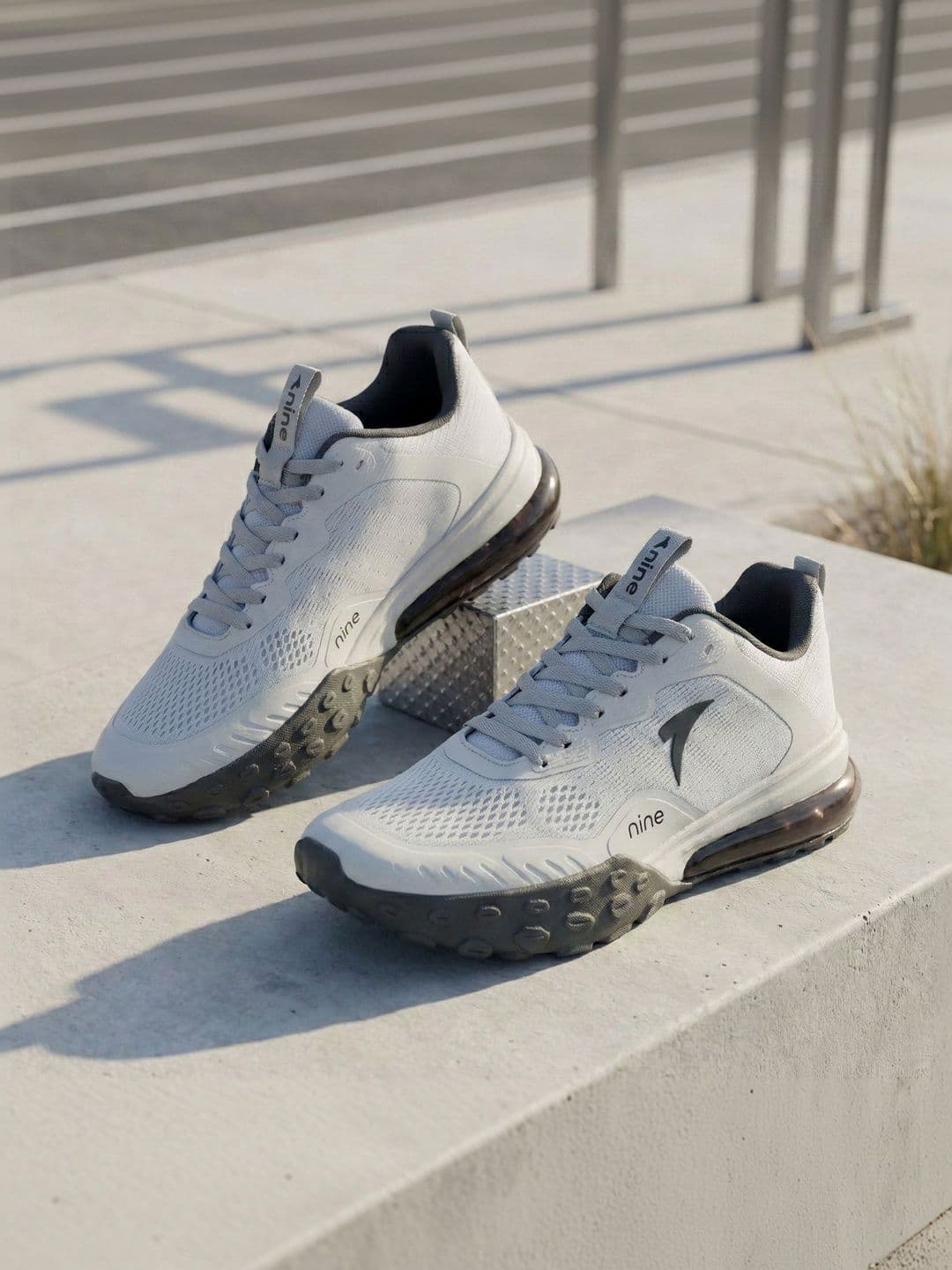 Nine Men Mesh Walking Non-Marking Shoes - view 1