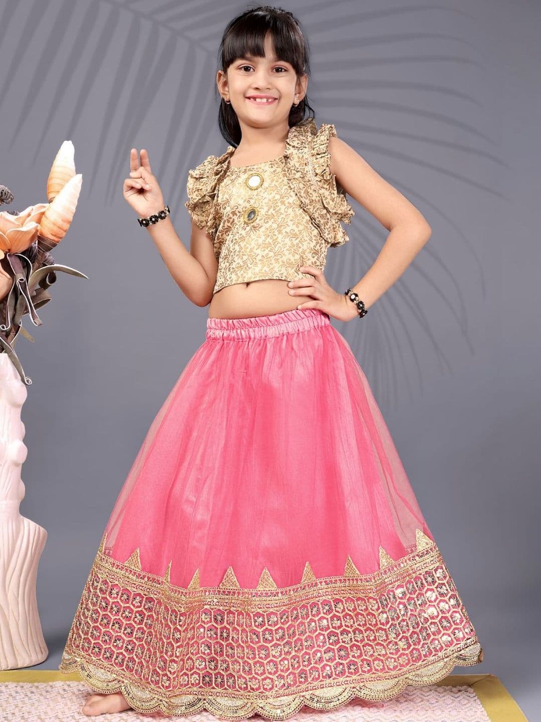 KALINI Girls Ready to Wear Lehenga & Blouse With Dupatta - view 1