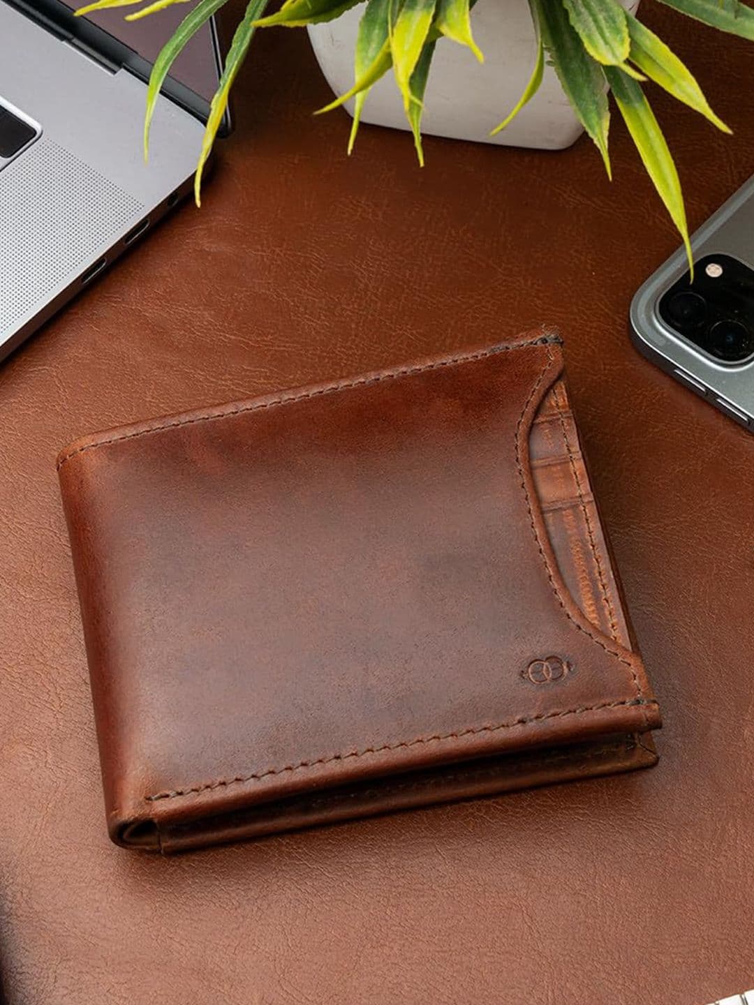Lamia Italiana Men Leather Two Fold Wallet - view 1