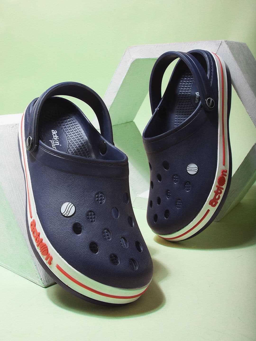 Action Men Colourblocked Clogs - view 1