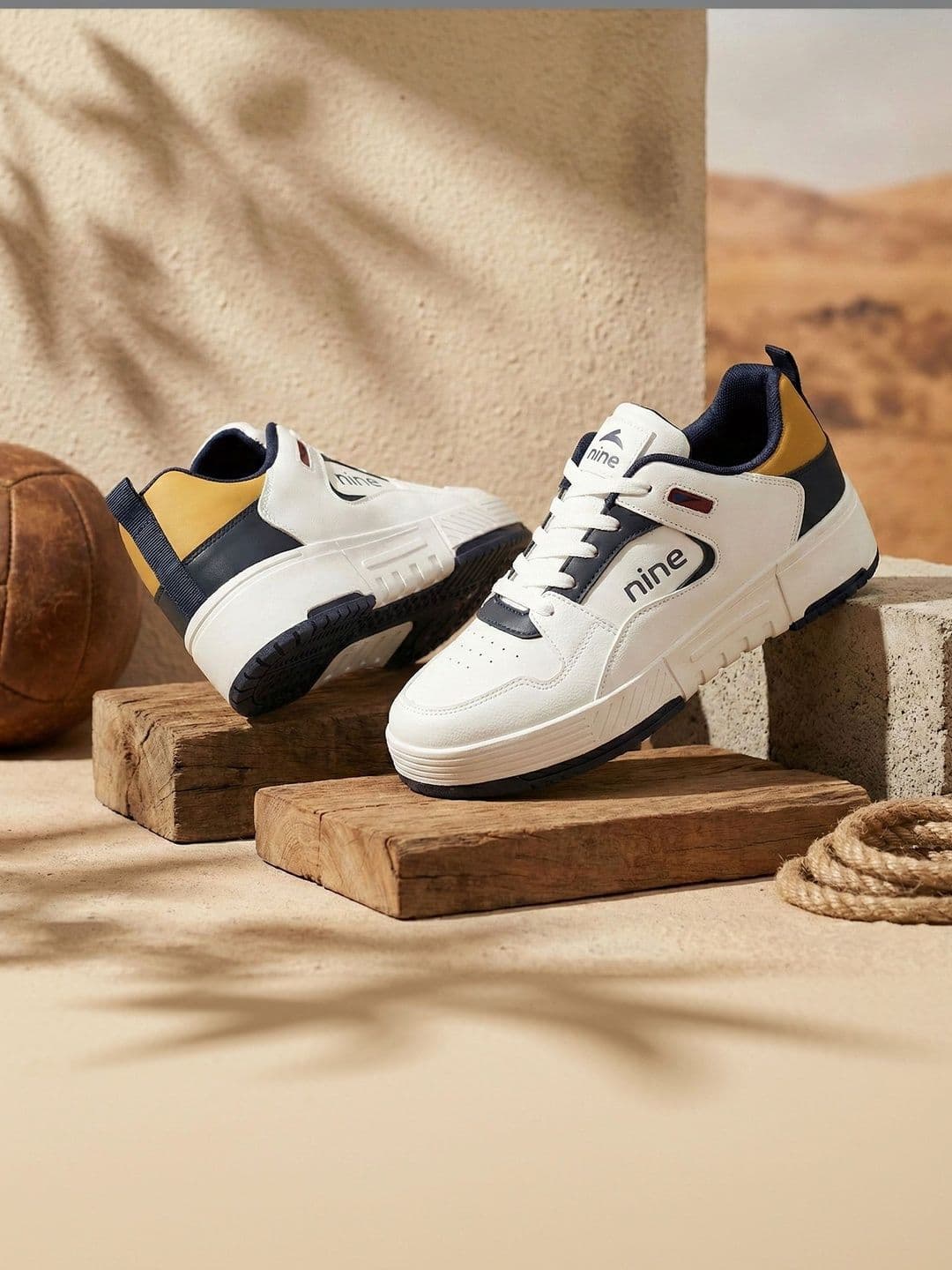 Nine Men Mesh Walking Non-Marking Shoes - view 1