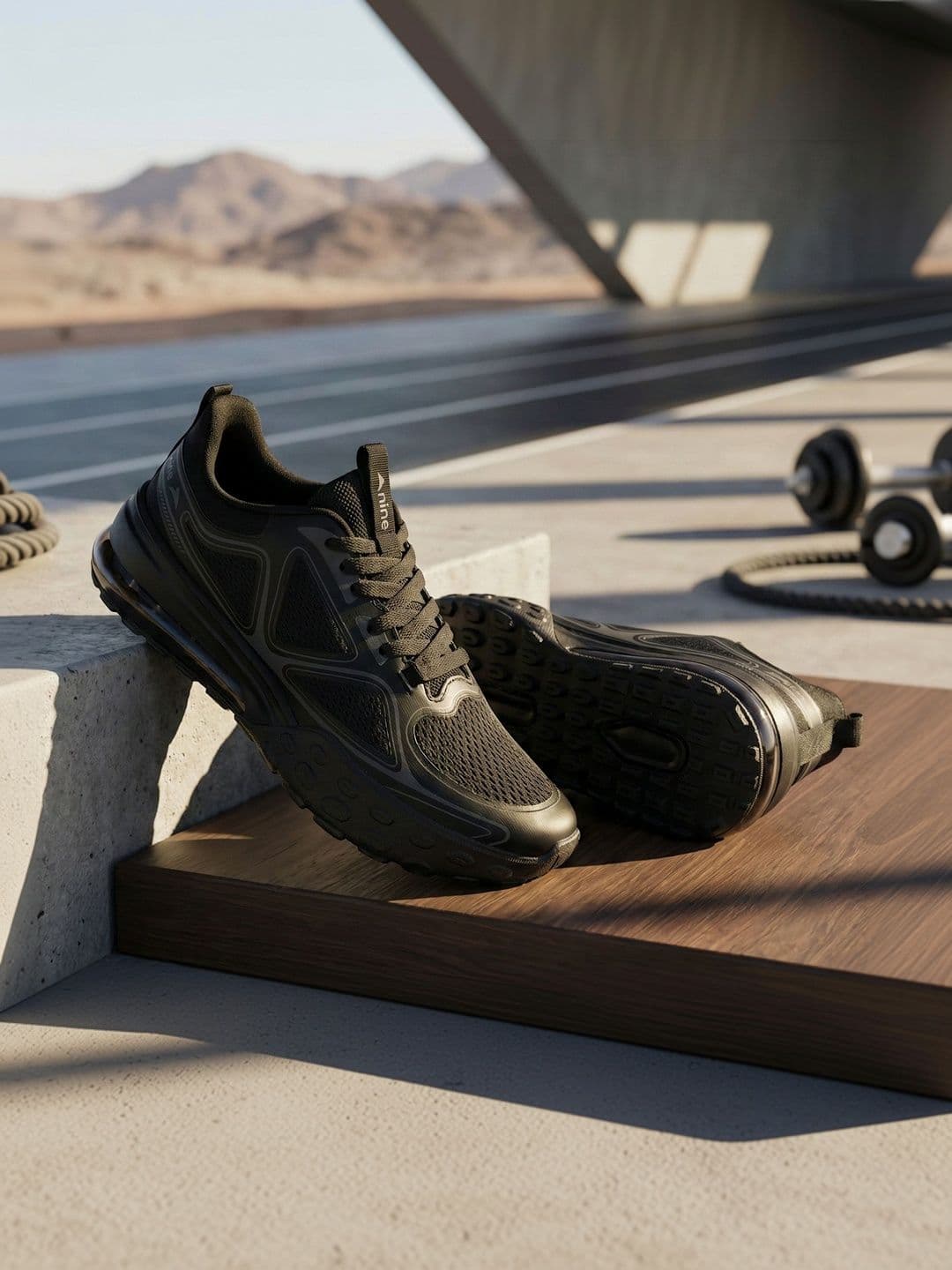 Nine Men Mesh Walking Non-Marking Shoes - view 1