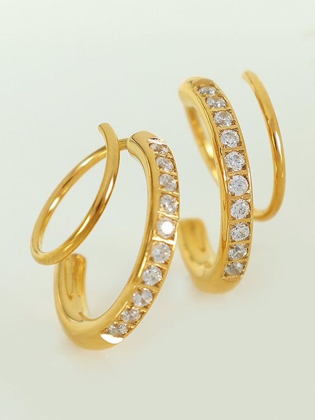 DIVASTRI Circular Hoop Earrings - view 1
