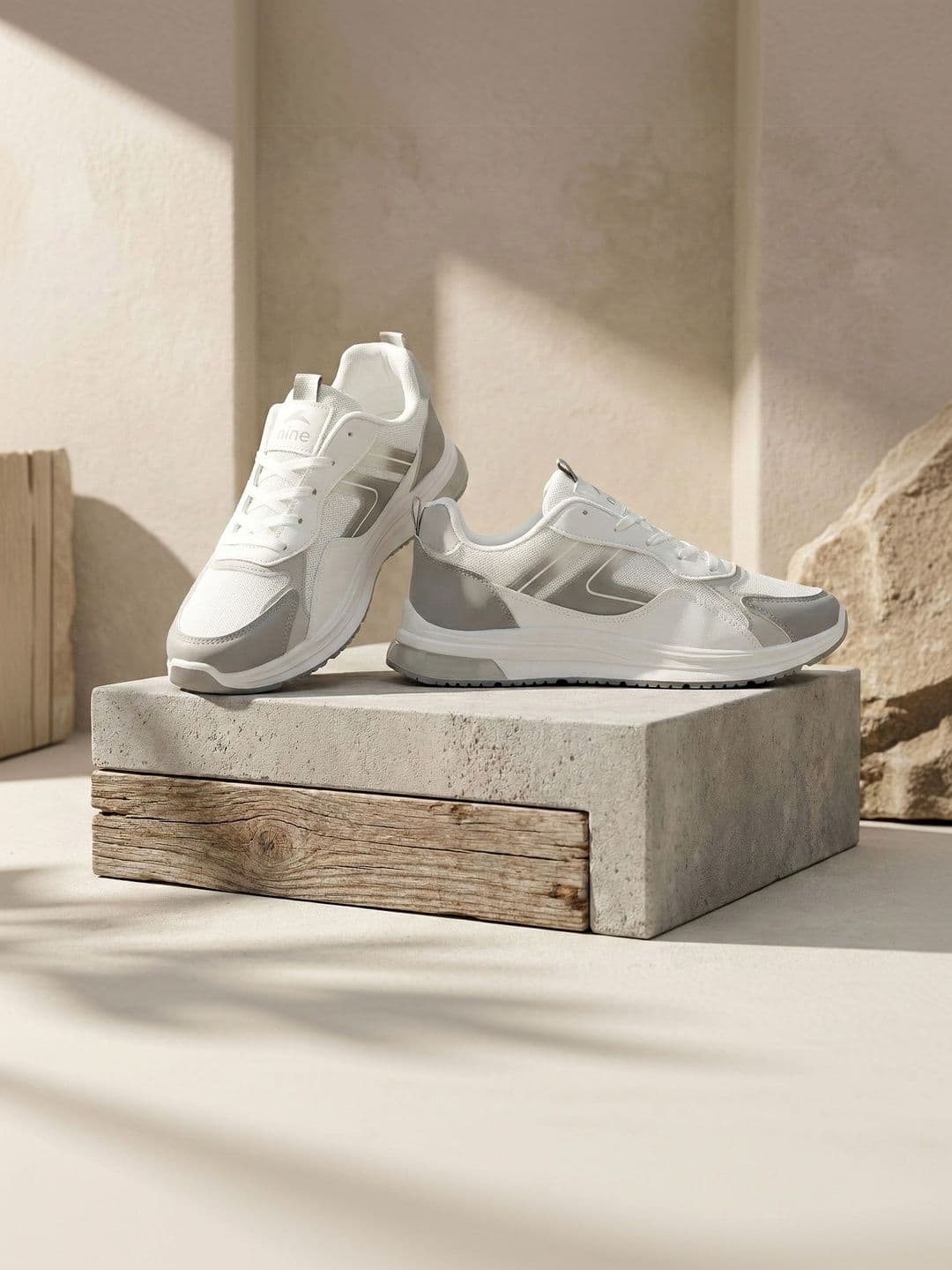 Nine Men Mesh Walking Non-Marking Shoes - view 1