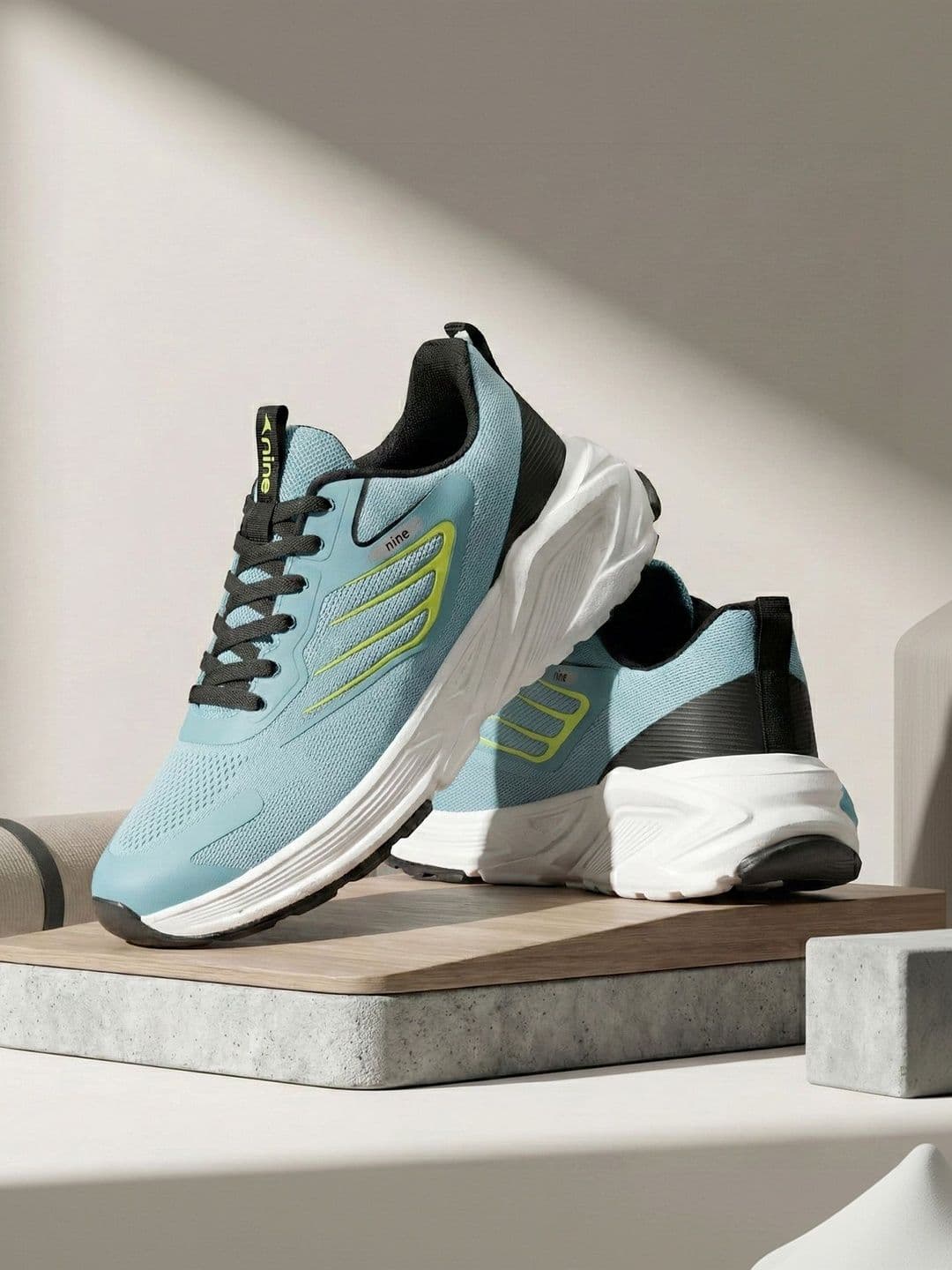 Nine Men Mesh Walking Non-Marking Shoes - view 1