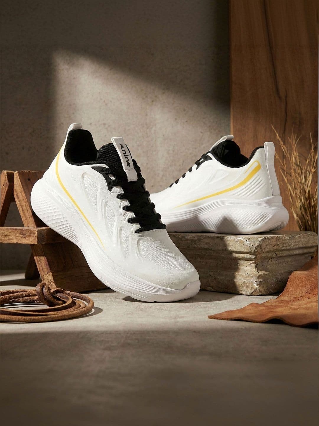 Nine Men Mesh Walking Non-Marking Shoes - view 1