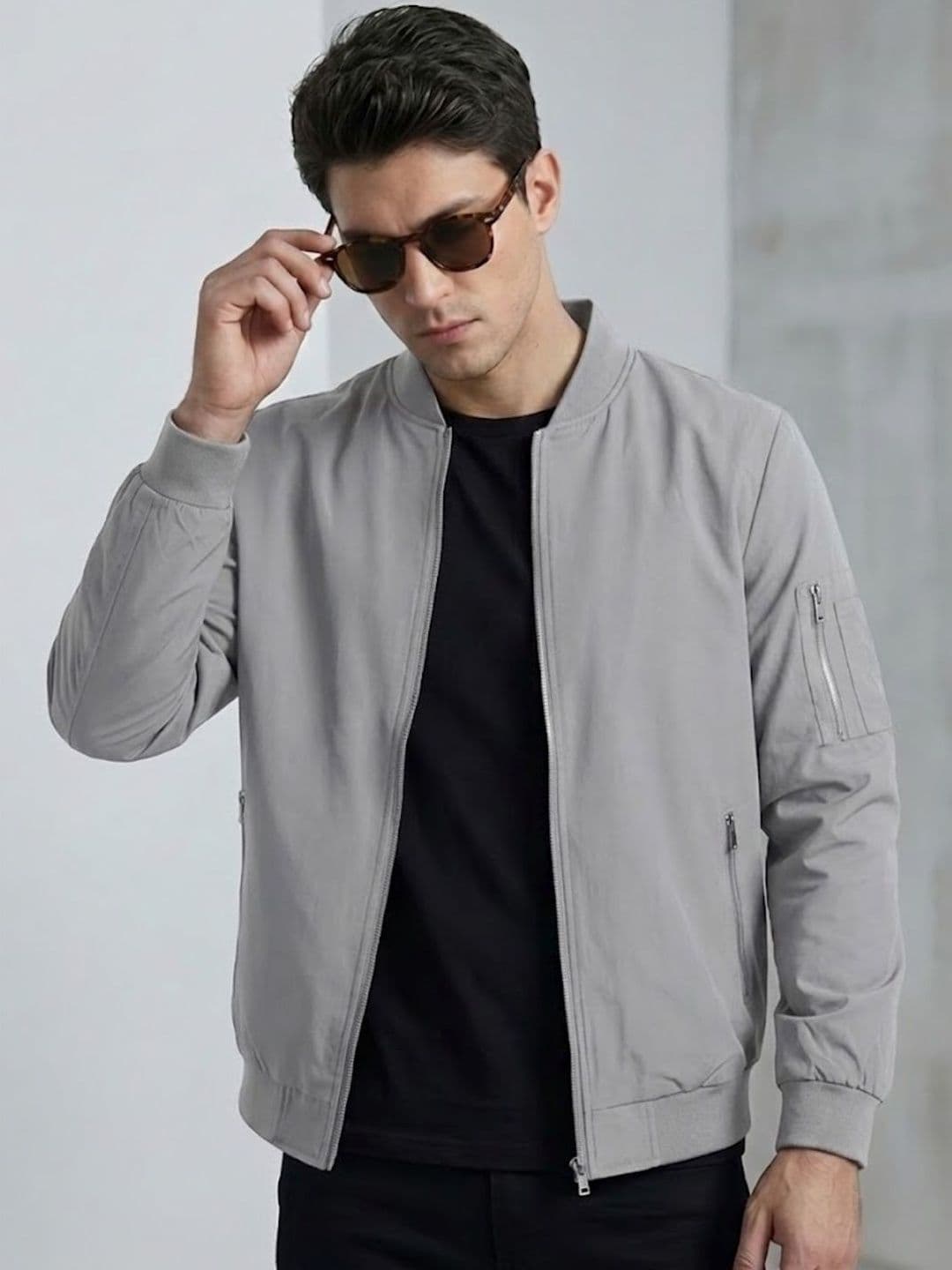 CARABA Men Lightweight Bomber Jacket - view 1