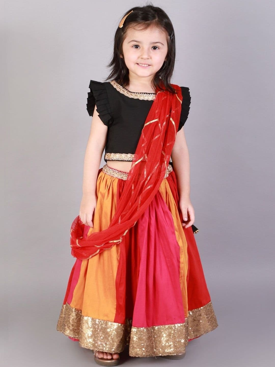 The Little Tales Girls Ready to Wear Lehenga & Blouse With Dupatta - view 1