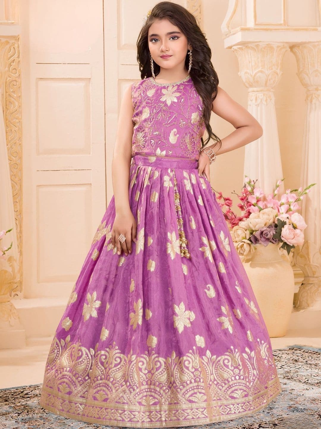 Lagorii Girls Ready to Wear Lehenga & - view 1