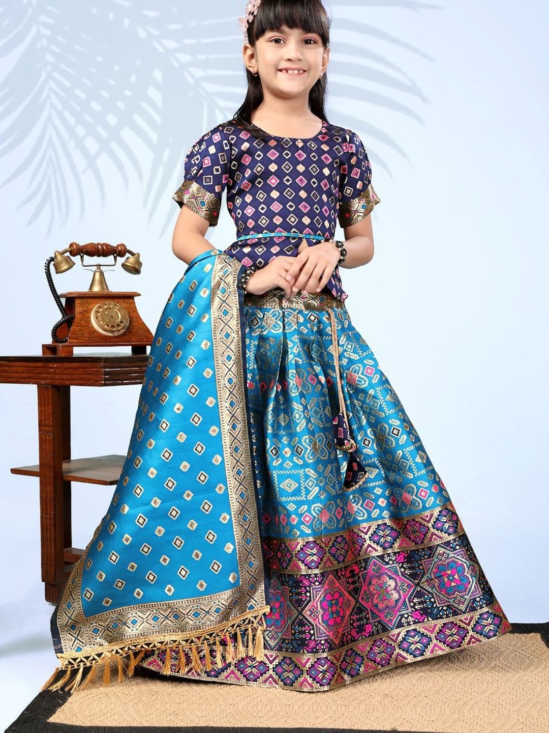 BAESD Girls Ready to Wear Lehenga & Blouse With Dupatta - view 1