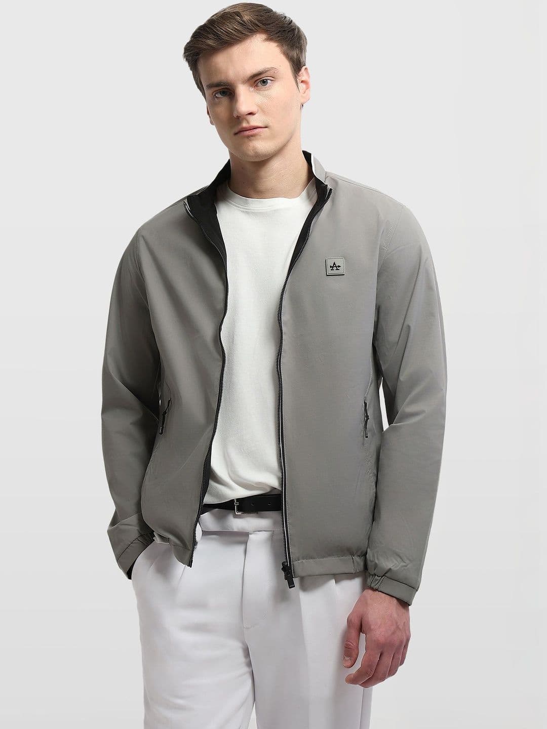 Arrow Sport Reversible Regular Fit Bomber Jacket - view 1