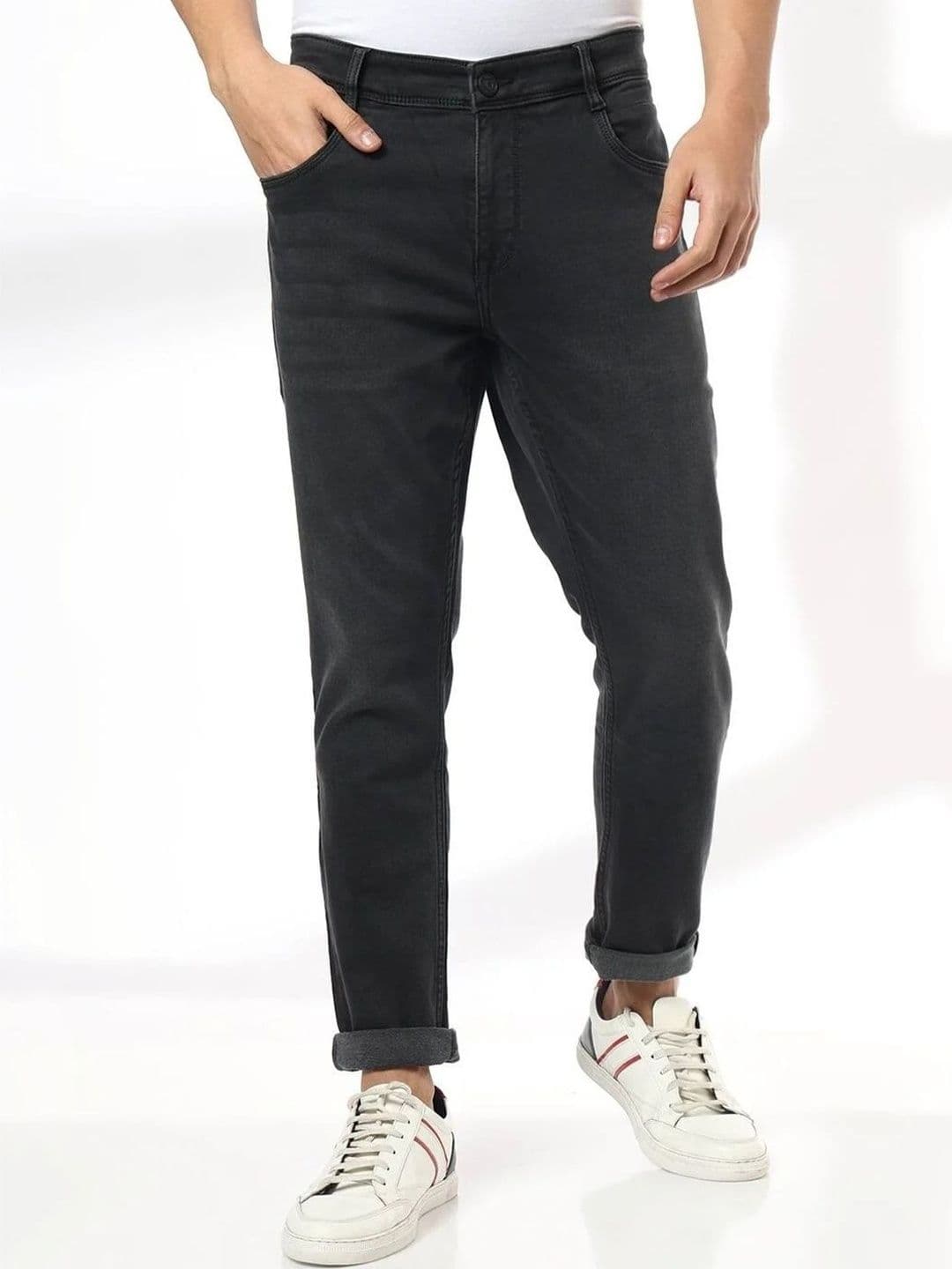 John Players Men Skinny Fit Mid-Rise Light Fade Jeans - view 1