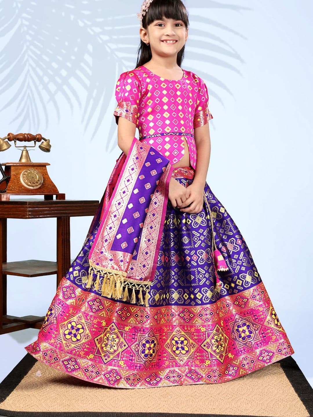 BAESD Girls Ready to Wear Lehenga & Blouse With Dupatta - view 1
