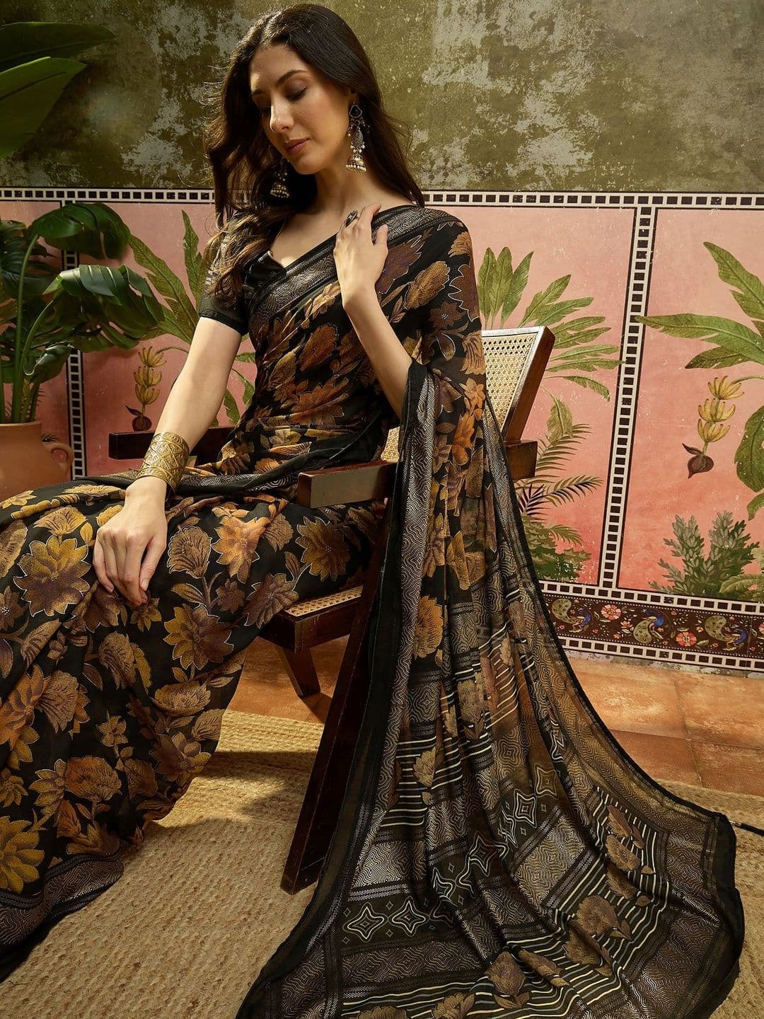 Sangria Printed Sarees - view 1