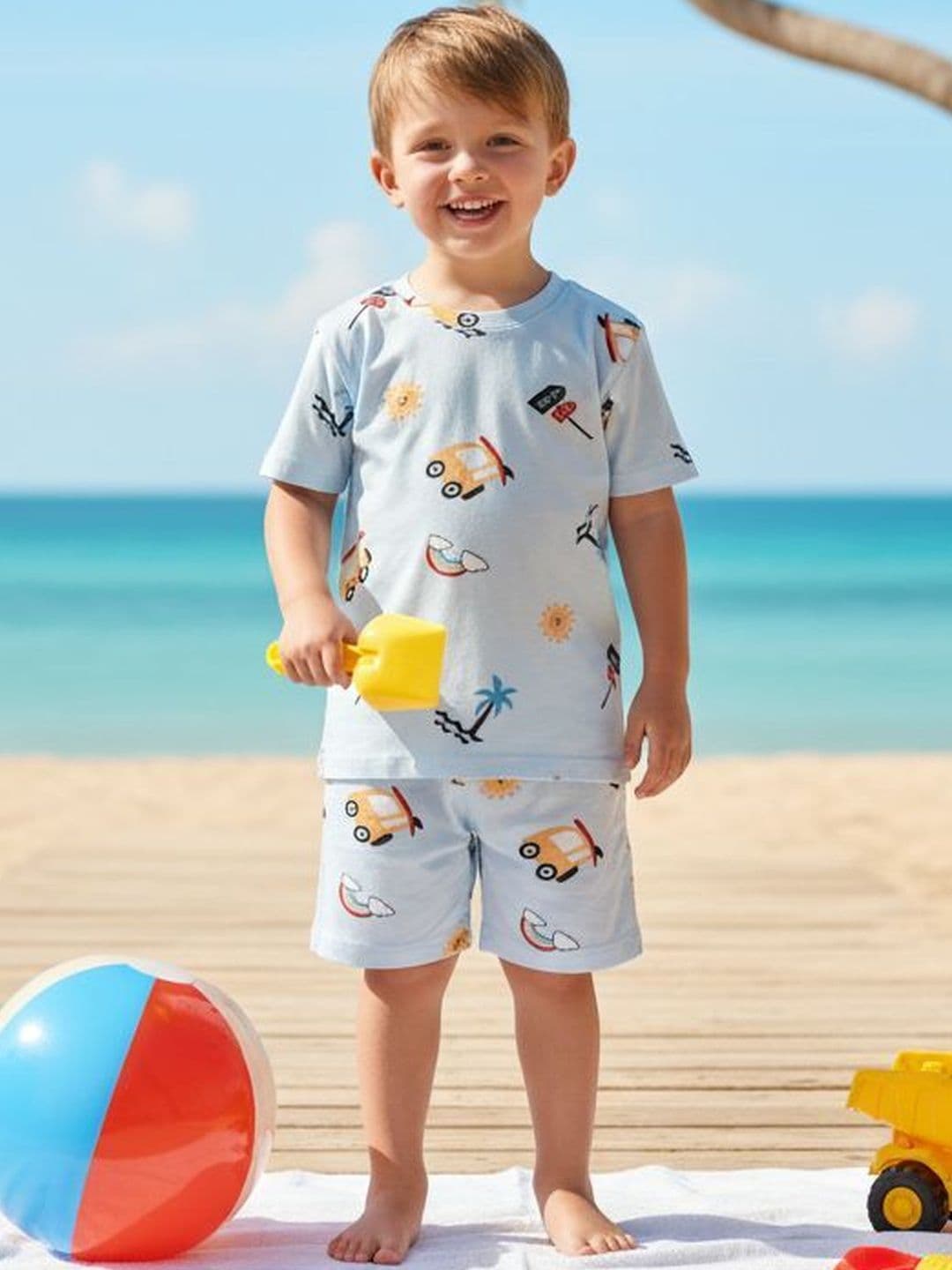 HERE&NOW Boys Printed T-shirt with Shorts - view 1