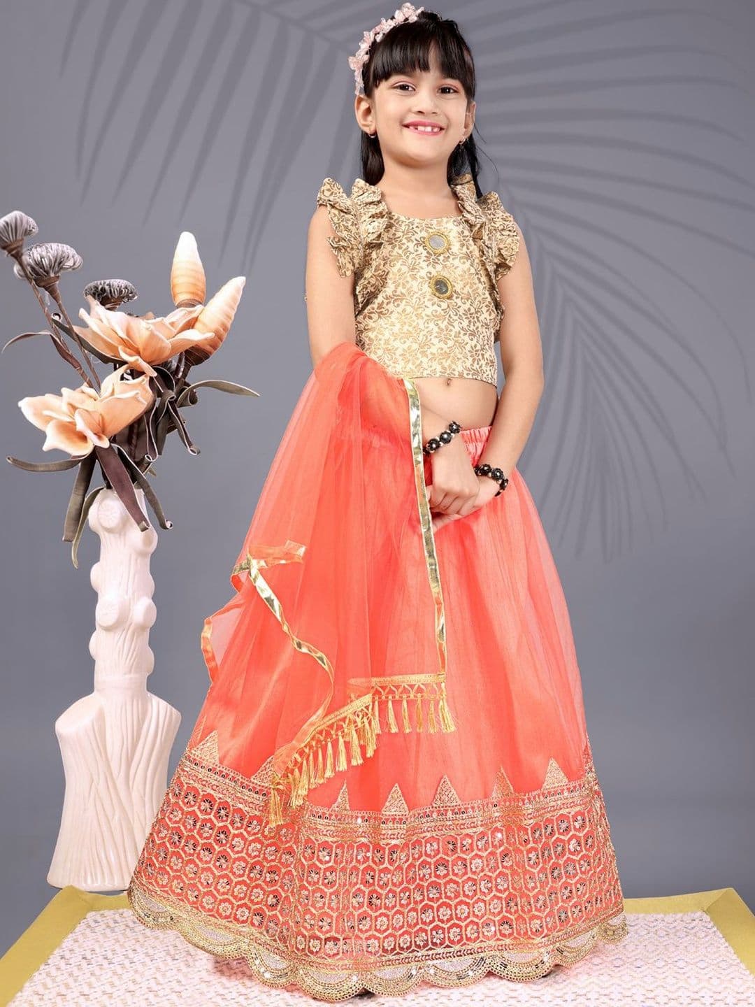 BAESD Girls Ready to Wear Lehenga & Blouse With Dupatta - view 1