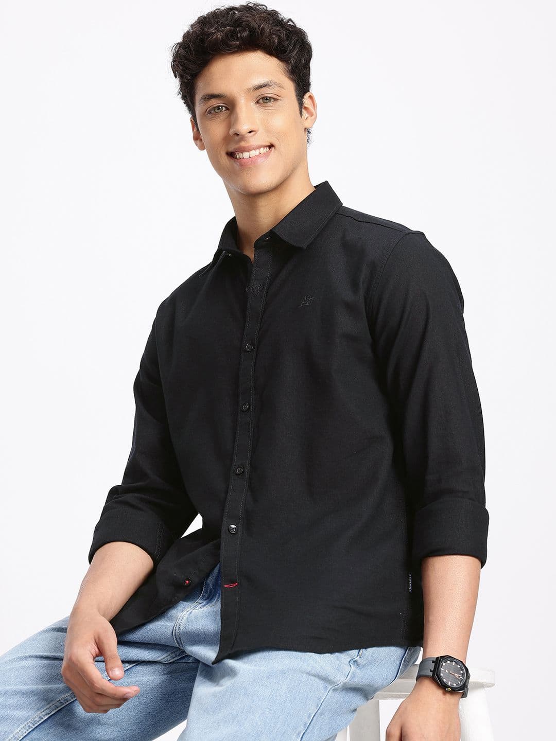 Aeropostale Cotton-Linen Casual Shirt - view 1