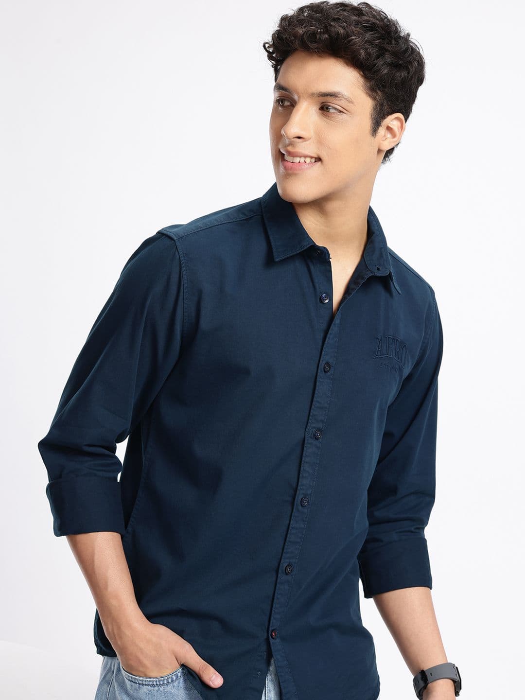 Aeropostale Men Pure Cotton Casual Shirt - view 1