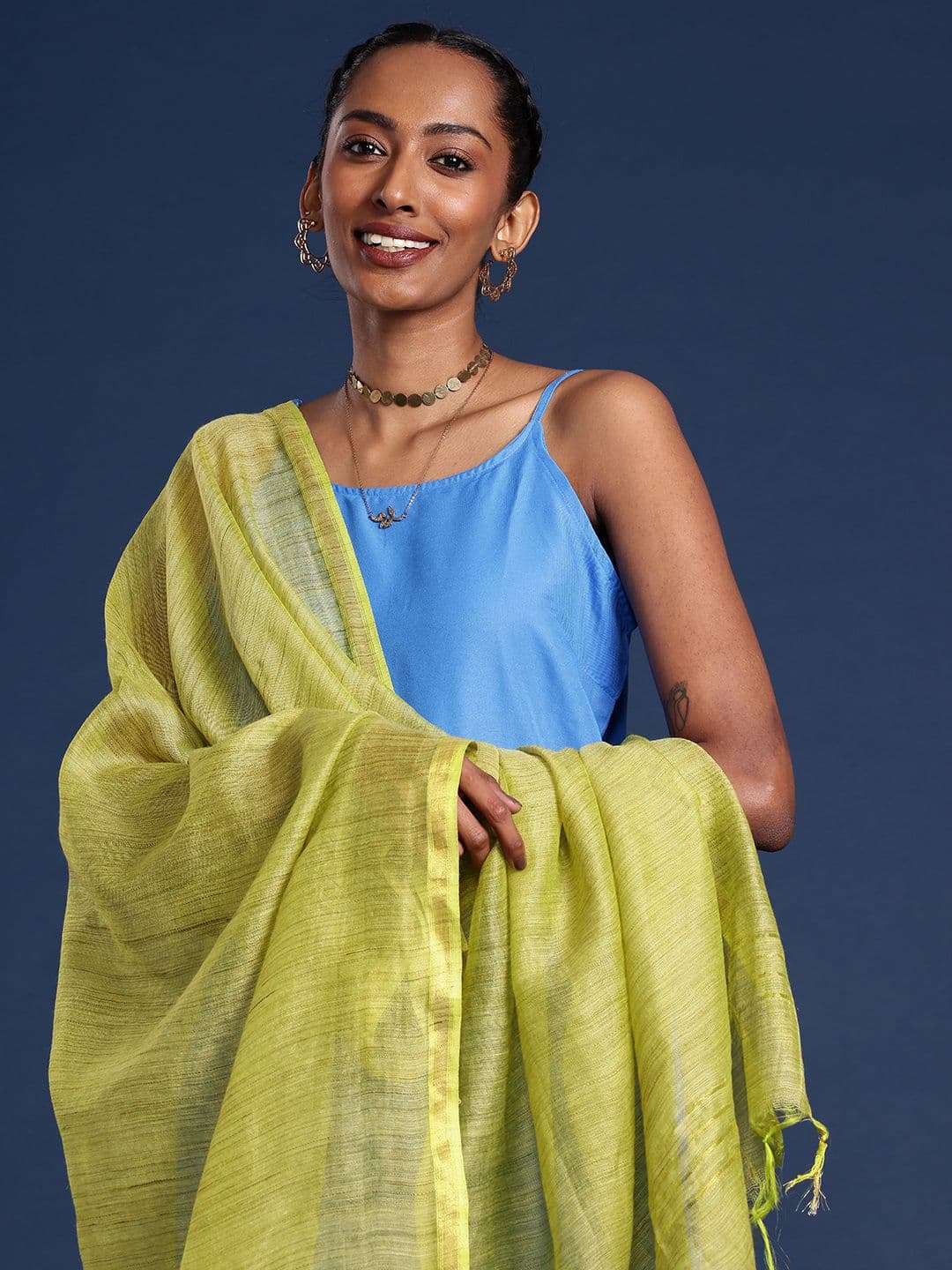Taavi Handloom Dupatta - view 1