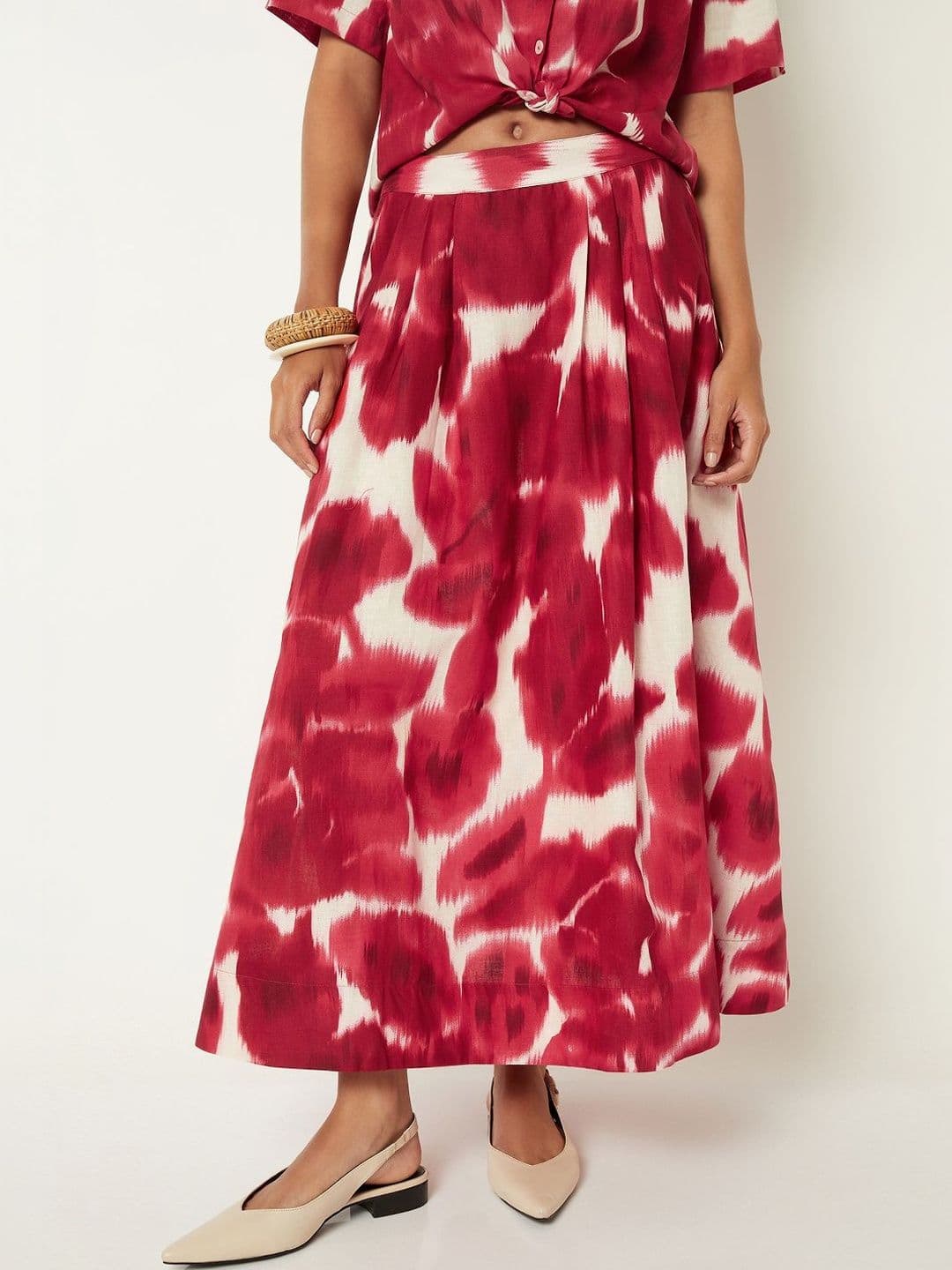max Women Floral Printed Pure Cotton Blend Skirts - view 1