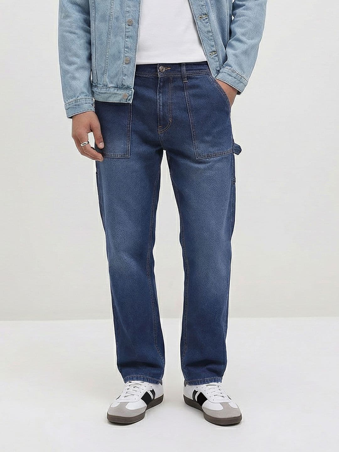 The Roadster Lifestyle Co. Men Light Fade Stretchable Jeans - view 1
