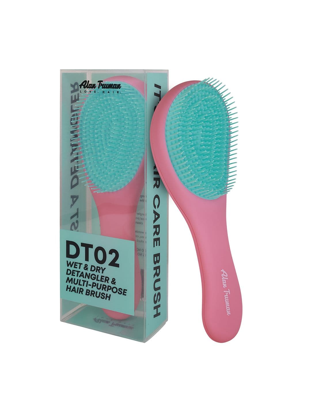 Alan Truman DT02 Detangling Brush Pink Blue - view 1