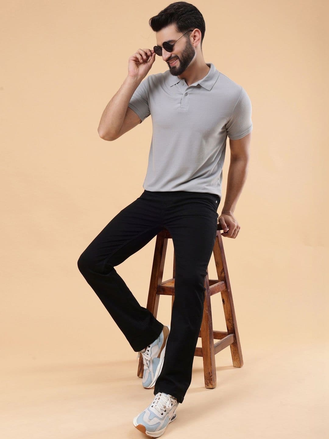 The Roadster Lifestyle Co Cotton Polo Collar Tshirts - view 1