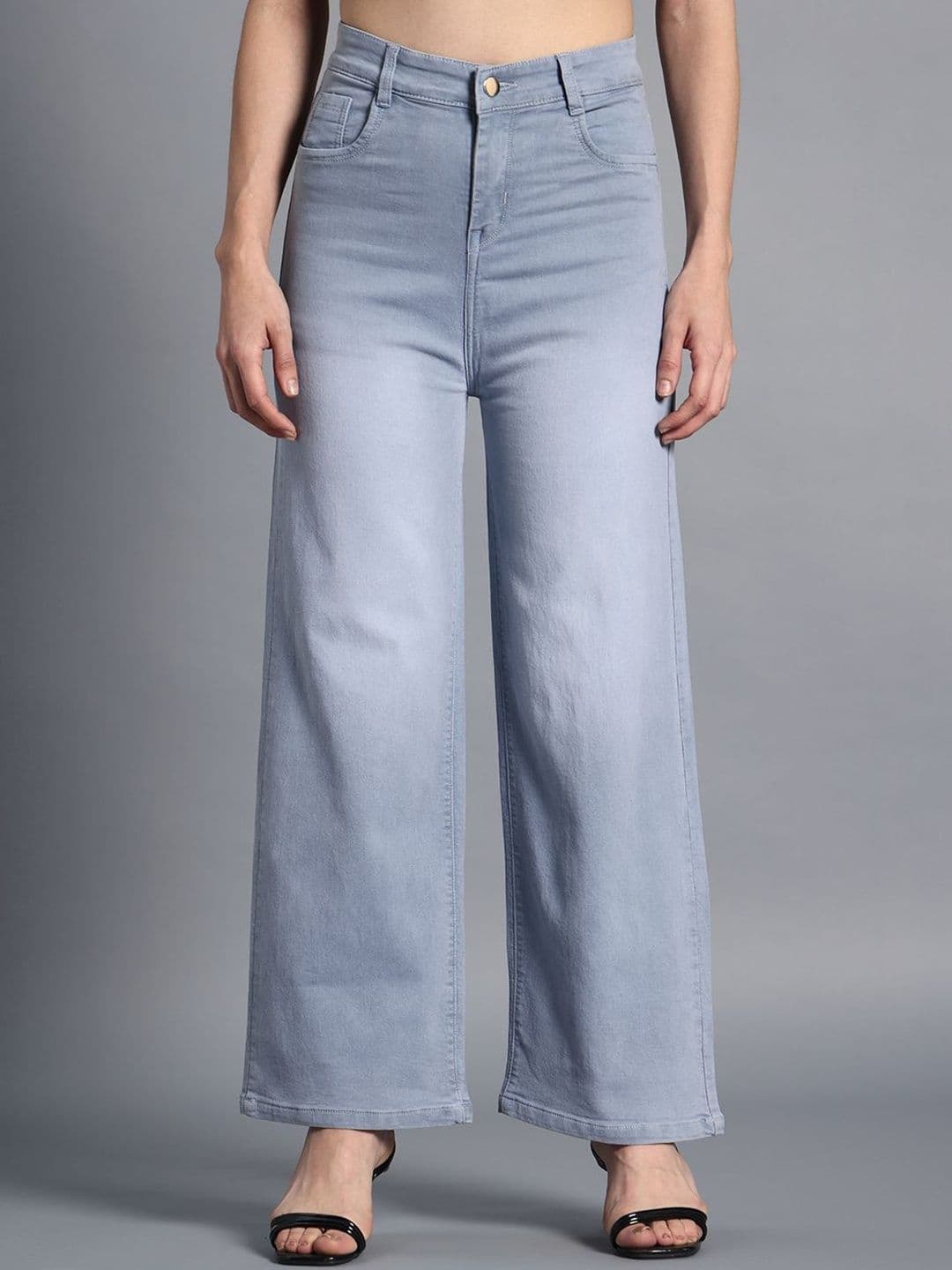 Mast & Harbour Women Wide Leg Mid-Rise Jeans - view 1